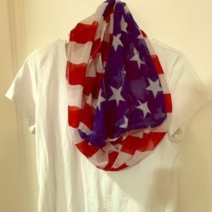 American Flag nfinity Scarf